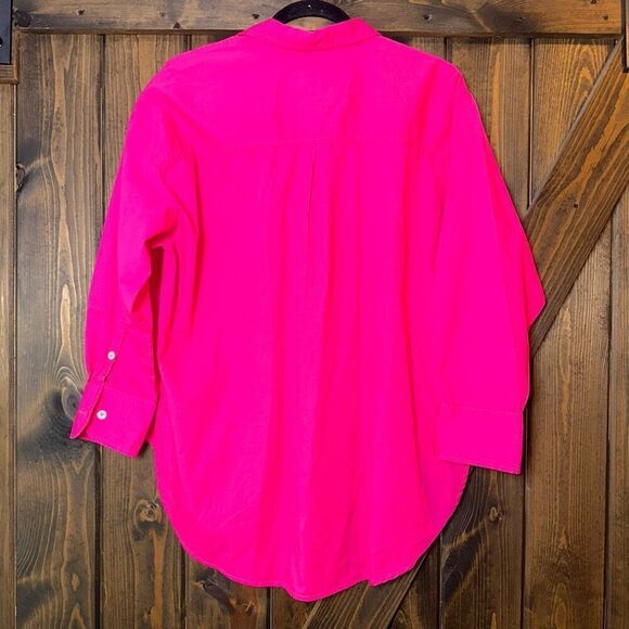 Anthropologie Maeve Relaxed Fit Button Up Shirt - Picture 2 of 4